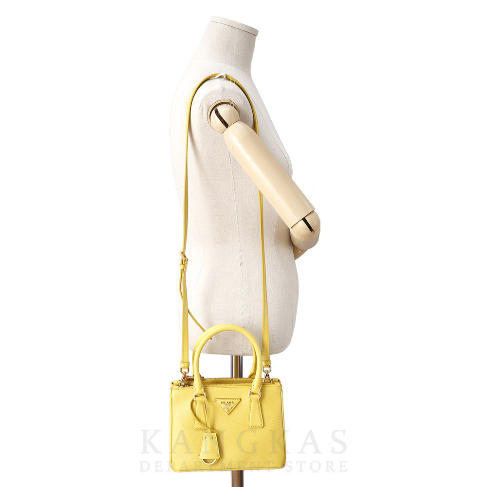 PRADA(USED)프라다 1BA906 갤러리아 사피아노 가죽 마이크로백