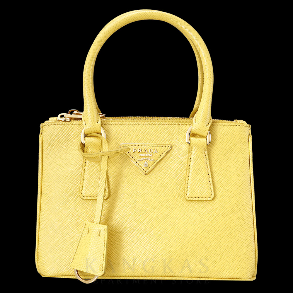 PRADA(USED)프라다 1BA906 갤러리아 사피아노 가죽 마이크로백
