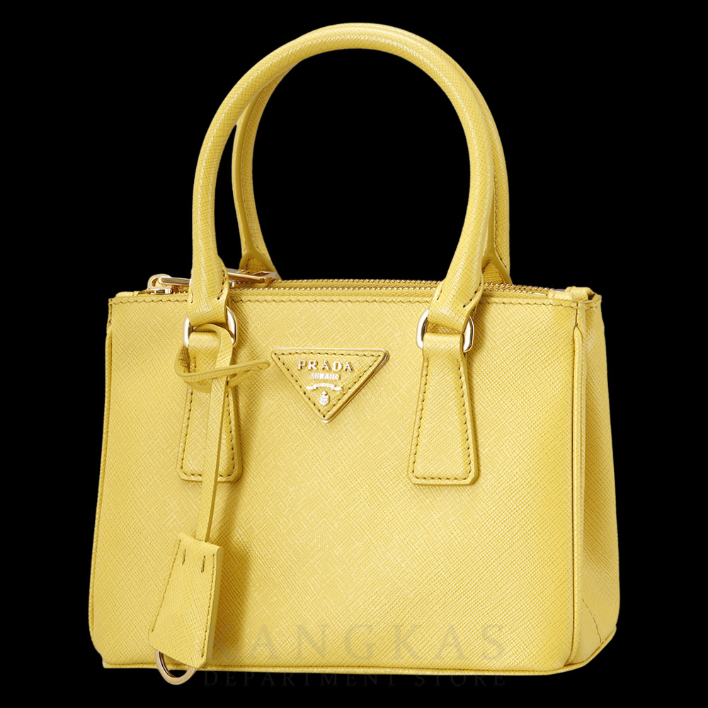 PRADA(USED)프라다 1BA906 갤러리아 사피아노 가죽 마이크로백