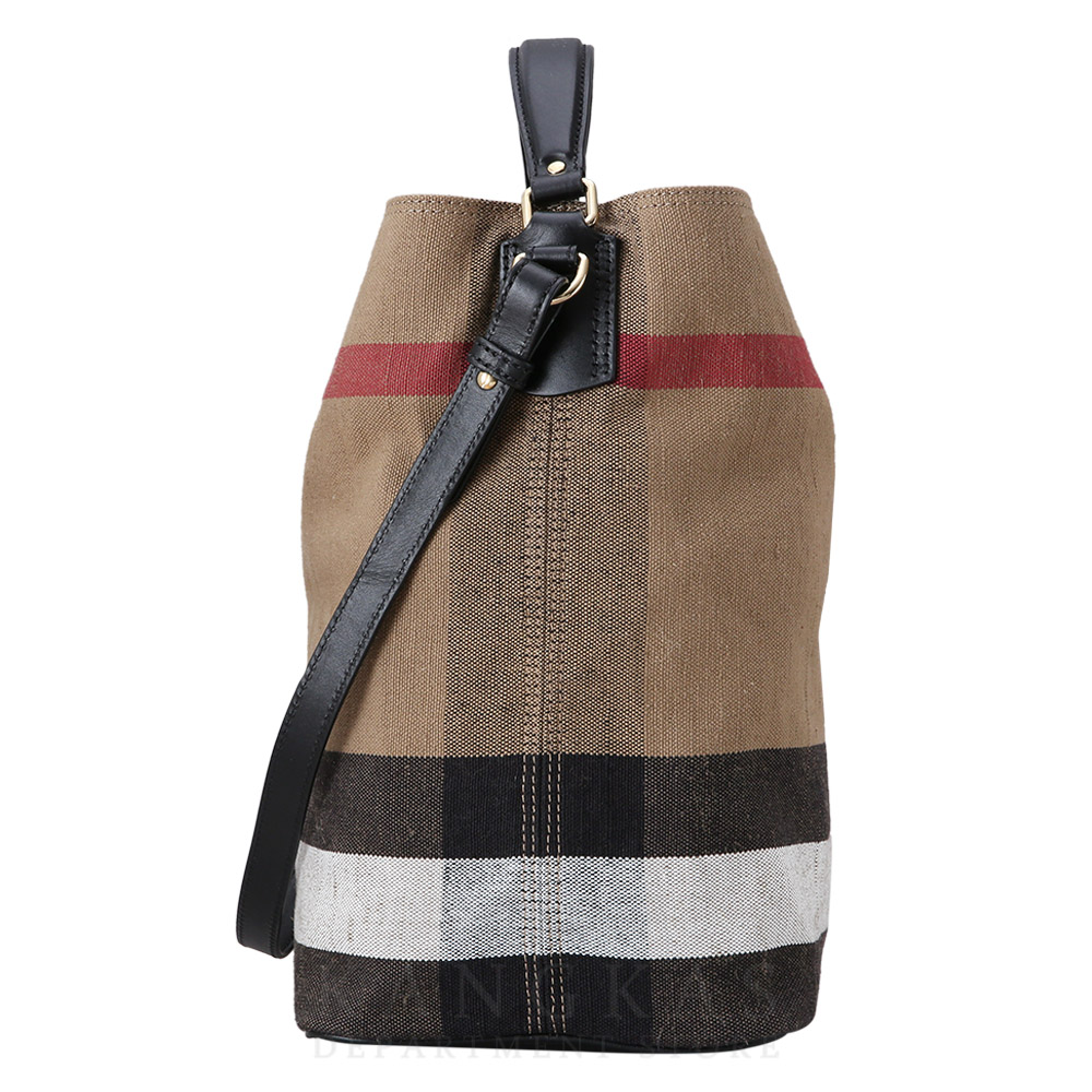 BURBERRY(USED)버버리 캔버스 애쉬비 라지 숄더백