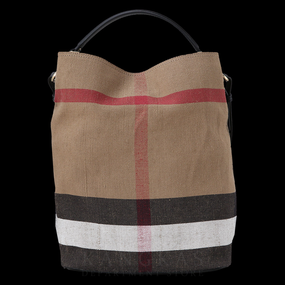 BURBERRY(USED)버버리 캔버스 애쉬비 라지 숄더백