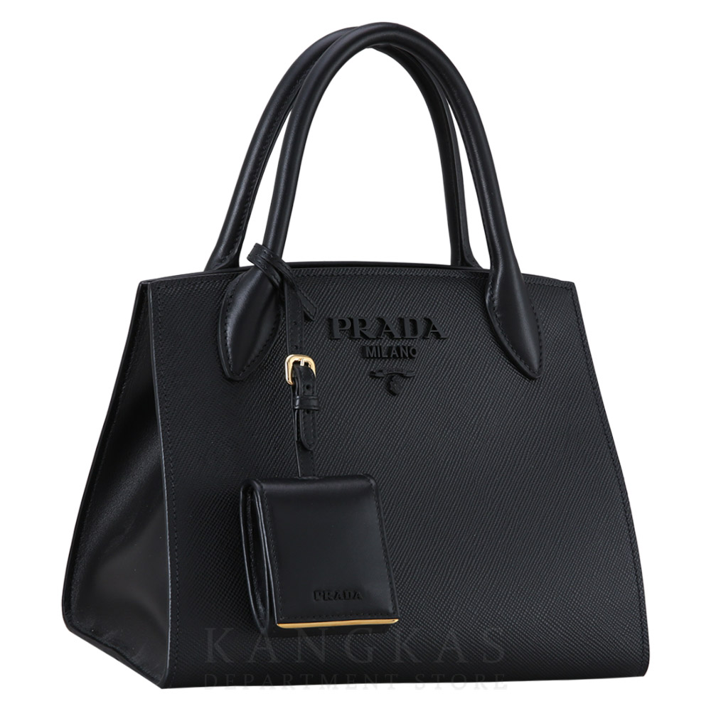 PRADA(USED)프라다 1BA156 모노크롬 사피아노 토트백