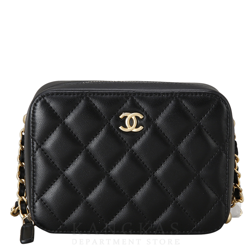CHANEL(NEW)샤넬 램스킨 골든볼 카메라백 AP2463