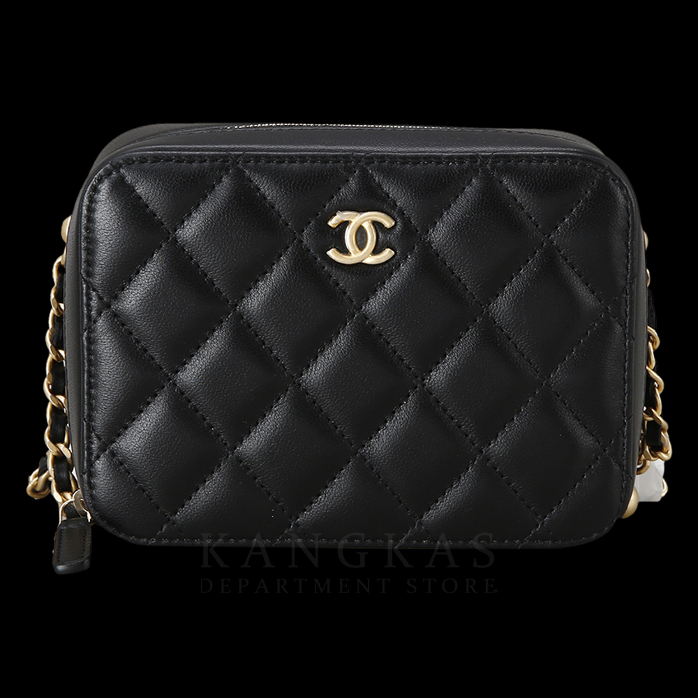 CHANEL(NEW)샤넬 램스킨 골든볼 카메라백 AP2463