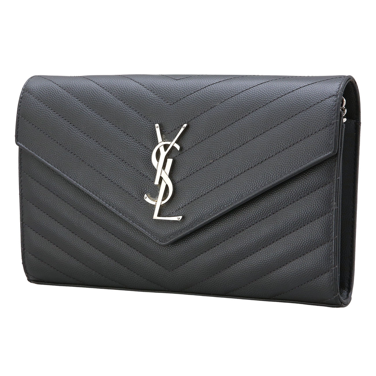 Yves Saint Laurent(USED)생로랑 377828 모노그램 마틀라세 WOC