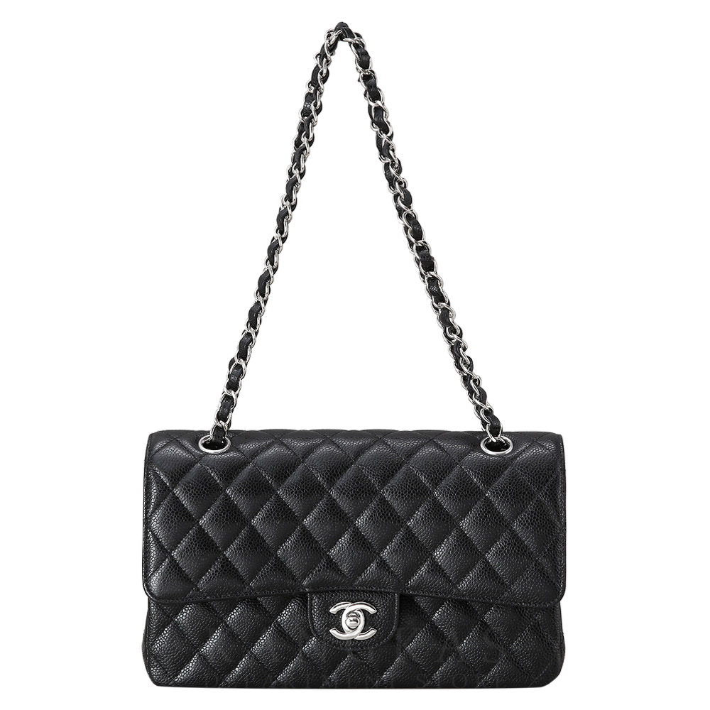 CHANEL(USED)샤넬 클래식 캐비어 미듐