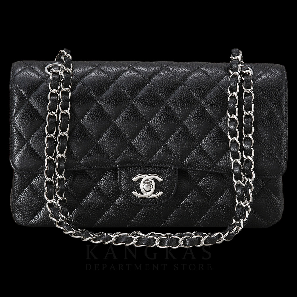 CHANEL(USED)샤넬 클래식 캐비어 미듐