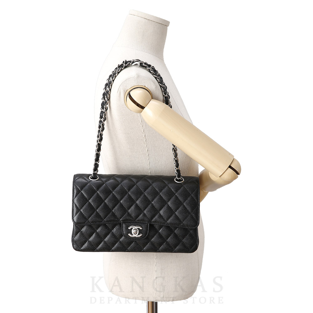 CHANEL(USED)샤넬 클래식 캐비어 미듐