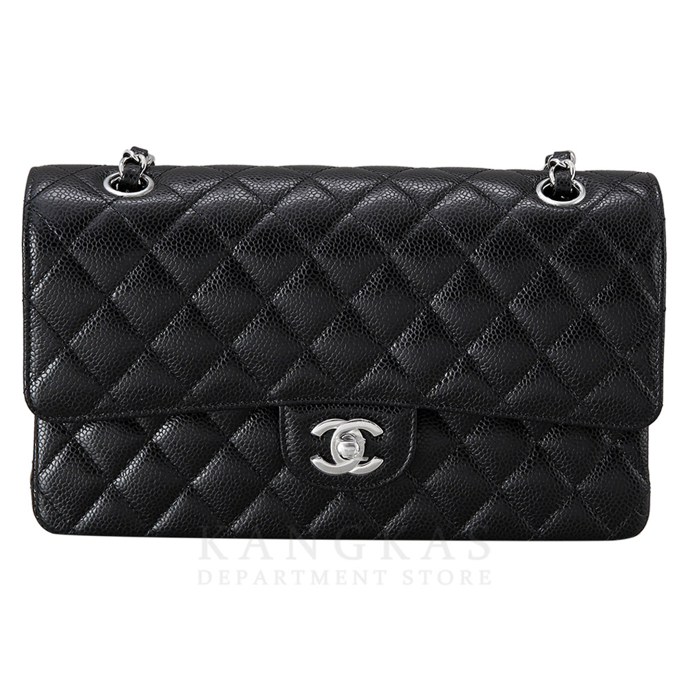 CHANEL(USED)샤넬 클래식 캐비어 미듐 은장 (새제품) NEW PRODUCT