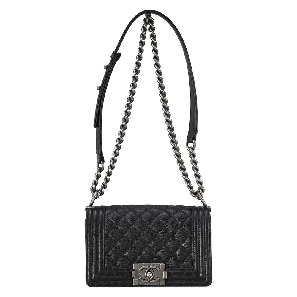 CHANEL(USED)샤넬 보이샤넬 스몰 은장