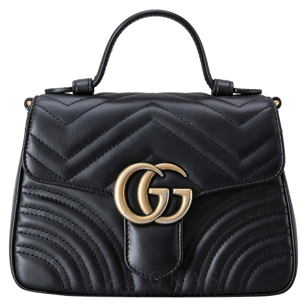 GUCCI(USED)구찌 547260 GG마몽 마틀라세 탑 핸들백