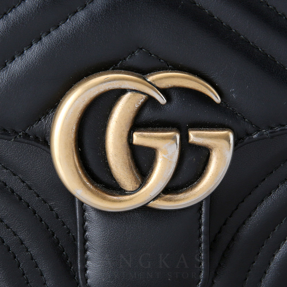 GUCCI(USED)구찌 547260 GG마몽 마틀라세 탑 핸들백