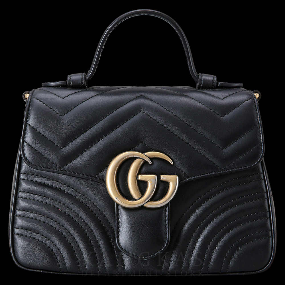 GUCCI(USED)구찌 547260 GG마몽 마틀라세 탑 핸들백