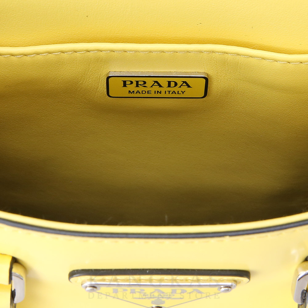 PRADA(NEW)프라다 1ba331 스몰 브러쉬드 레더 토트백