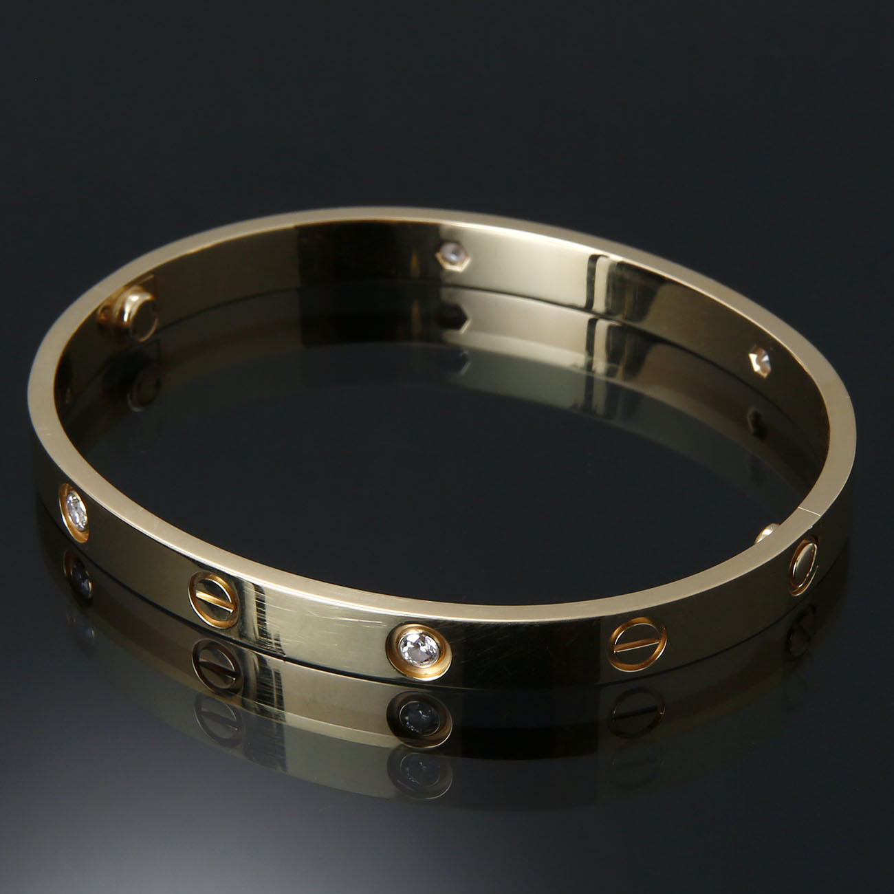 CARTIER(USED)까르띠에 4P 러브 브레이슬릿 #18