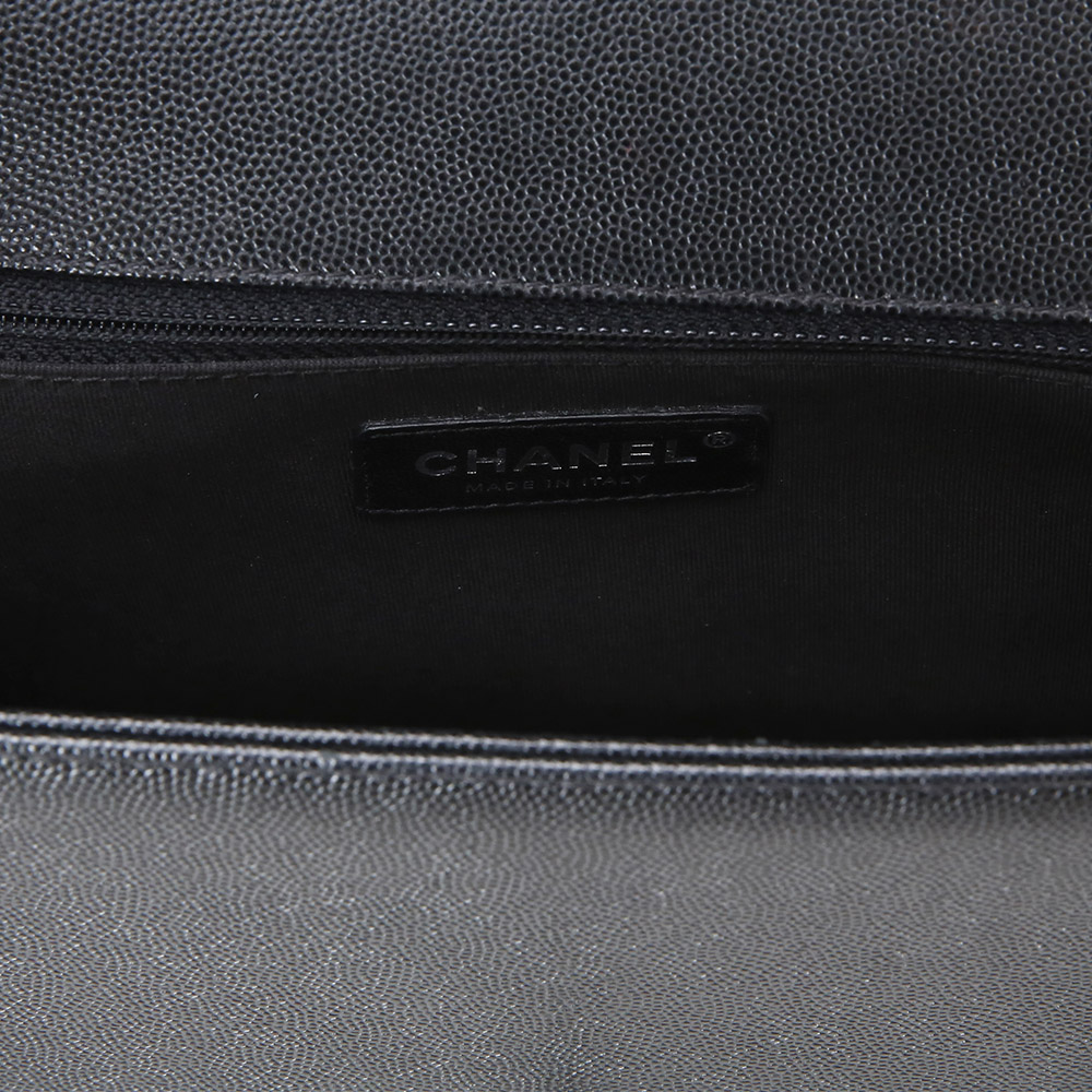 CHANEL(USED)샤넬 캐비어 보이샤넬 뉴미듐