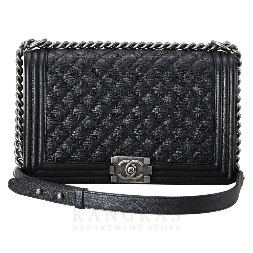 CHANEL(USED)샤넬 캐비어 보이샤넬 뉴미듐