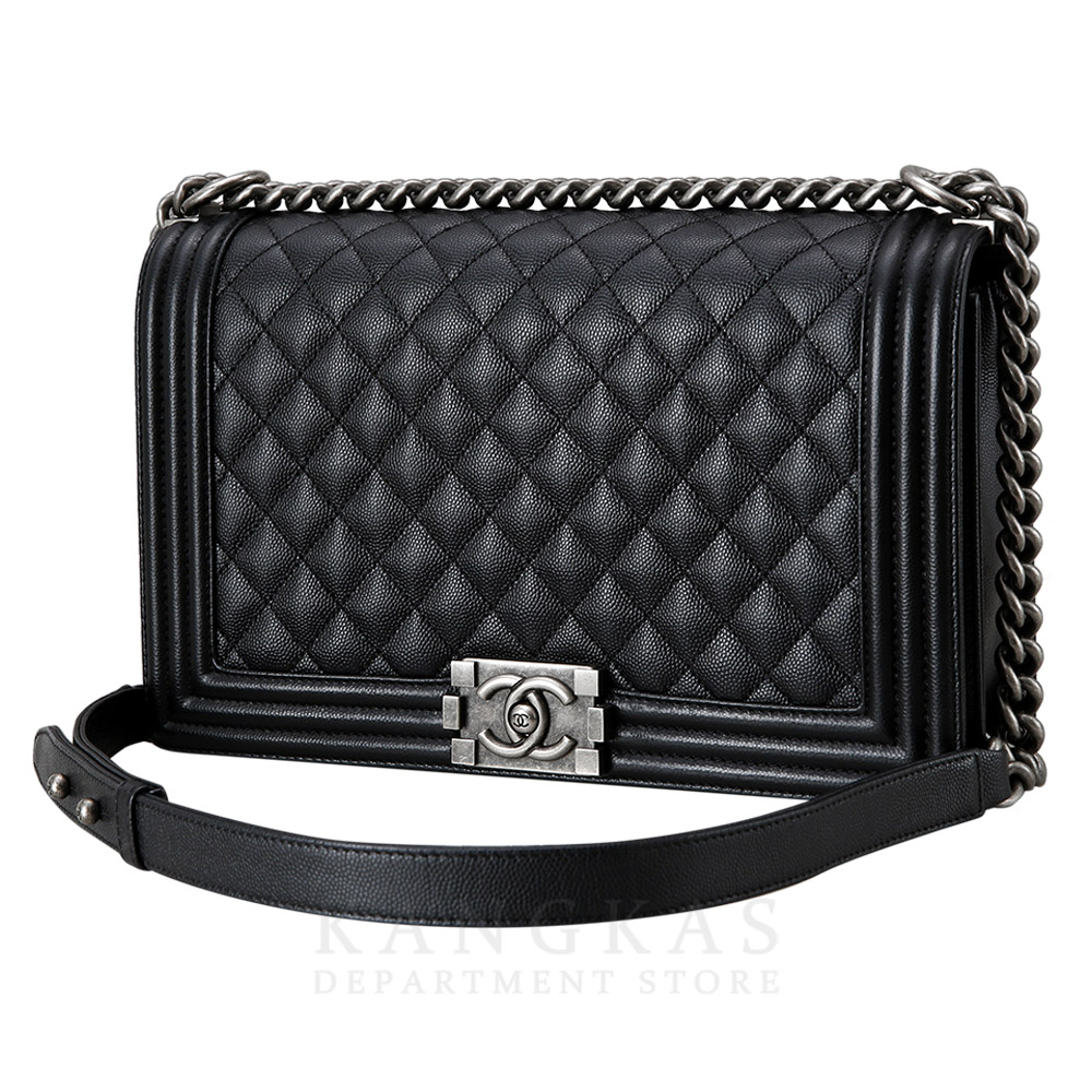 CHANEL(USED)샤넬 캐비어 보이샤넬 뉴미듐