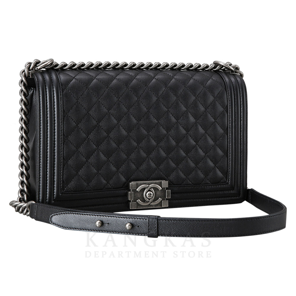 CHANEL(USED)샤넬 캐비어 보이샤넬 뉴미듐
