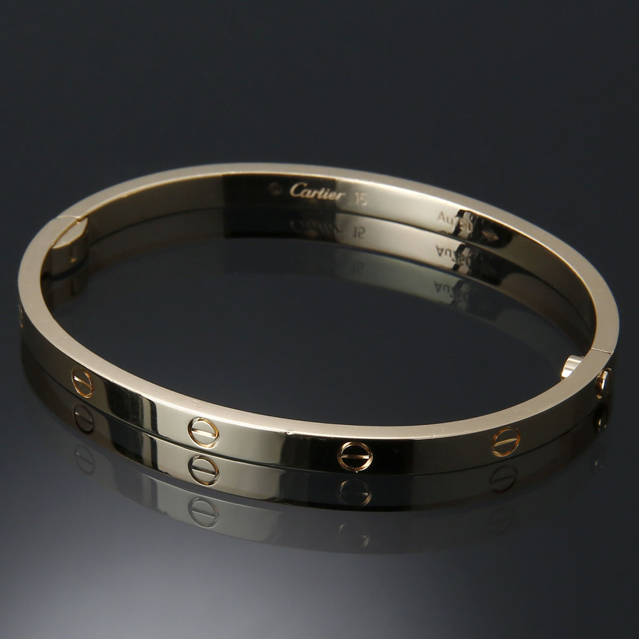 CARTIER(USED)까르띠에 러브 브레이슬릿 SM #15