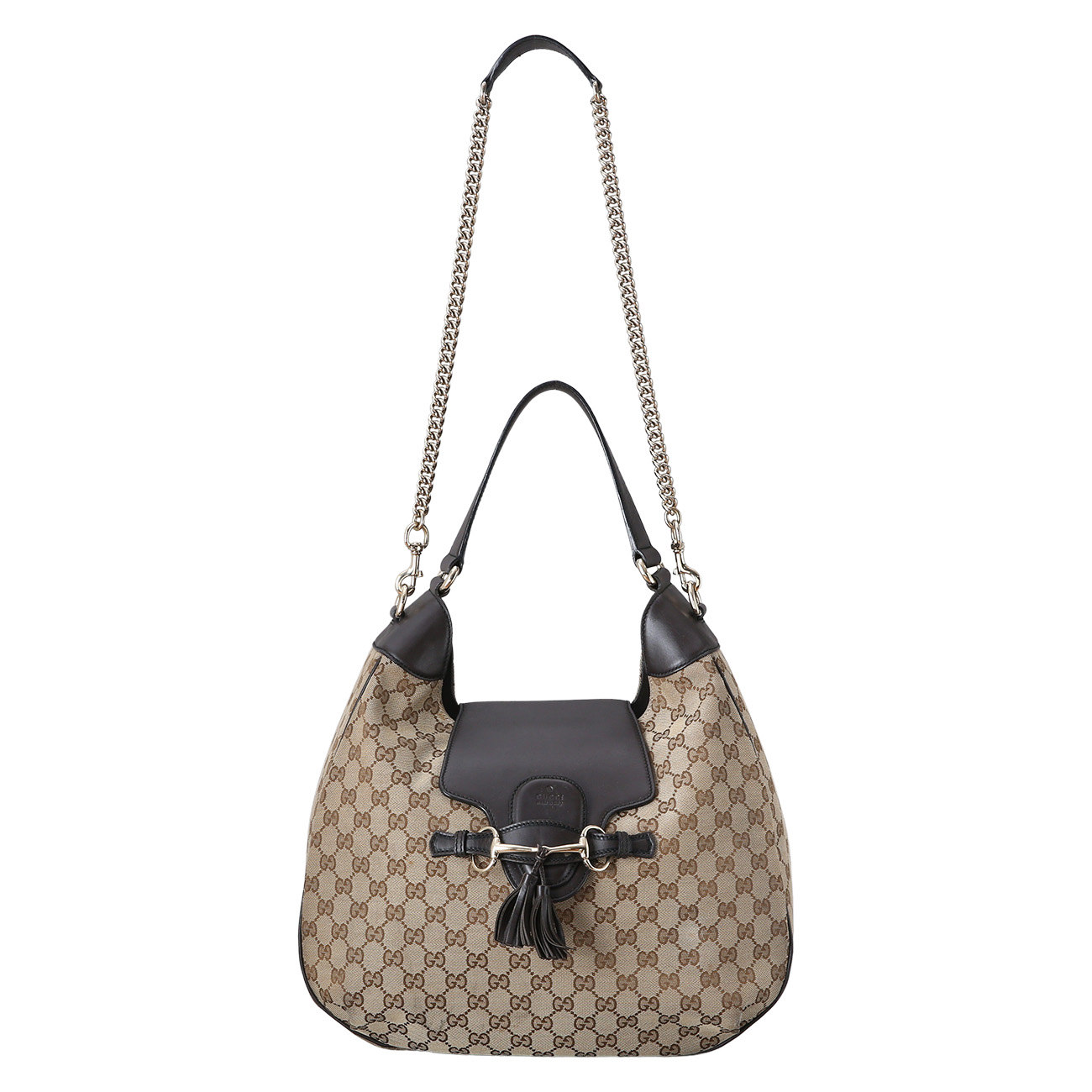 GUCCI(USED)구찌 322226 GG 자가드 호보 숄더백
