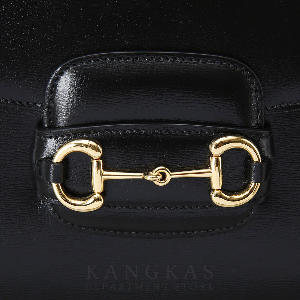GUCCI(USED)구찌 602204 1955 레더 홀스빗 레더 숄더백