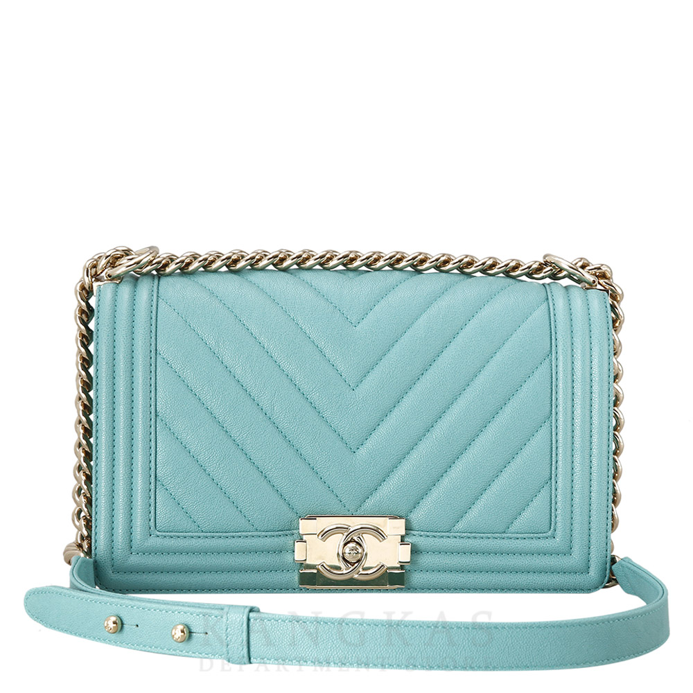 CHANEL(USED)샤넬 보이샤넬 쉐브론 미듐
