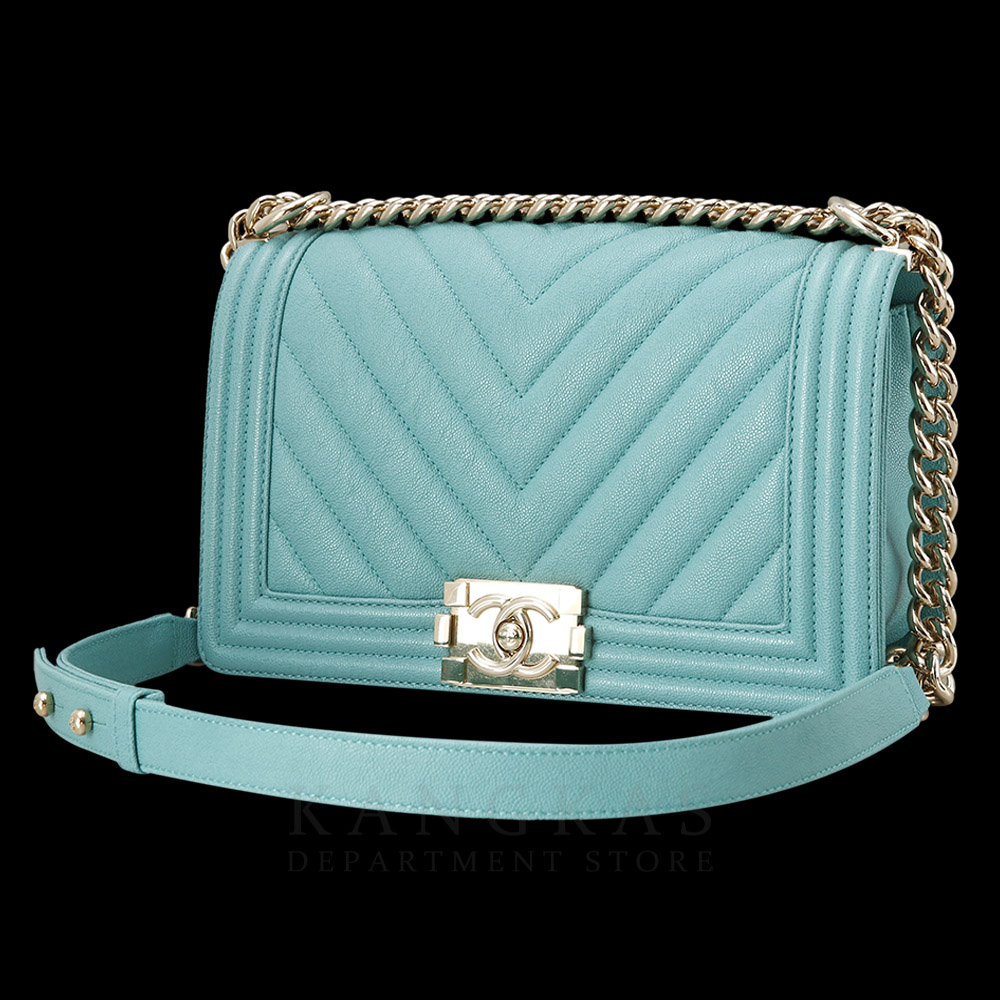 CHANEL(USED)샤넬 보이샤넬 쉐브론 미듐