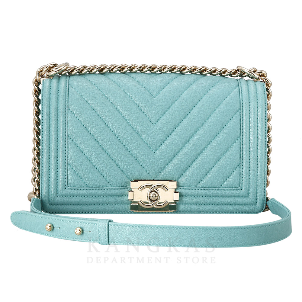 CHANEL(USED)샤넬 보이샤넬 쉐브론 미듐