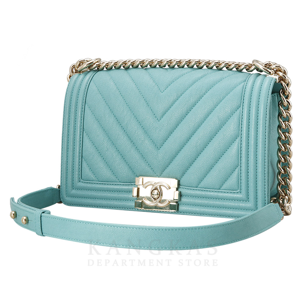 CHANEL(USED)샤넬 보이샤넬 쉐브론 미듐