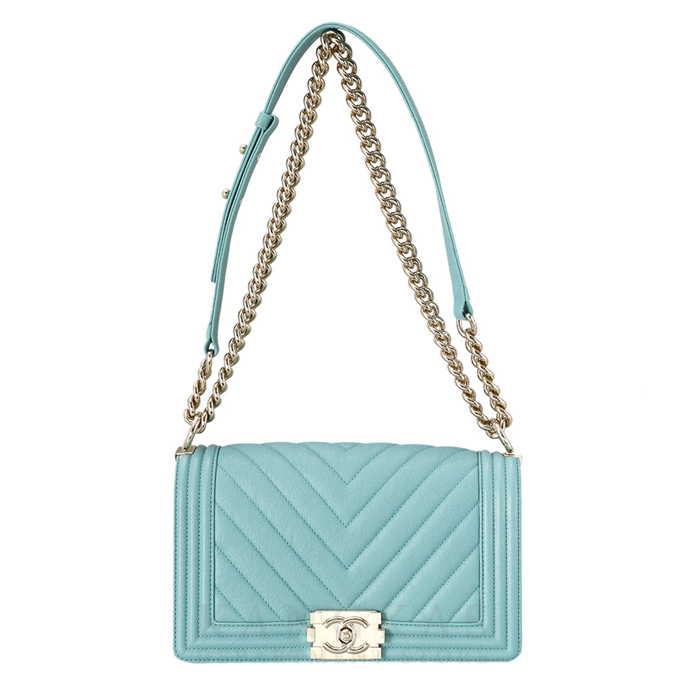CHANEL(USED)샤넬 보이샤넬 쉐브론 미듐