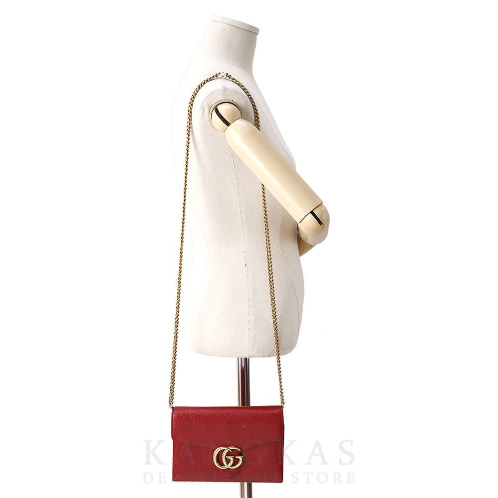 GUCCI(USED)구찌 401232 GG마몽 체인 크로스백