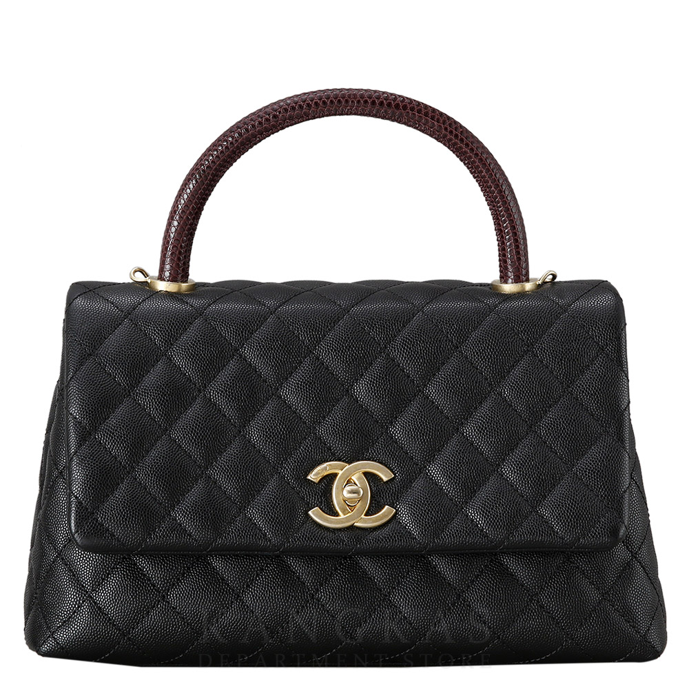 CHANEL(USED)샤넬 캐비어 코코핸들 미듐