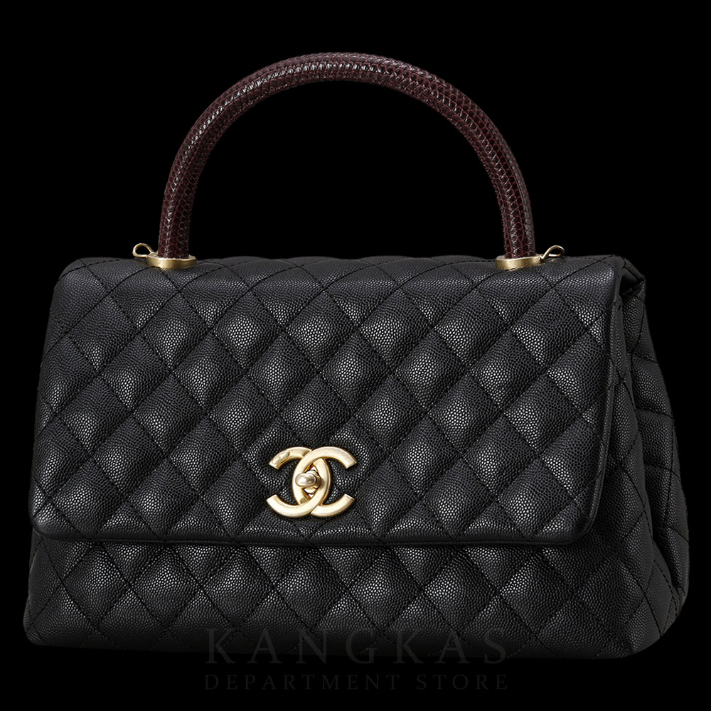 CHANEL(USED)샤넬 캐비어 코코핸들 미듐