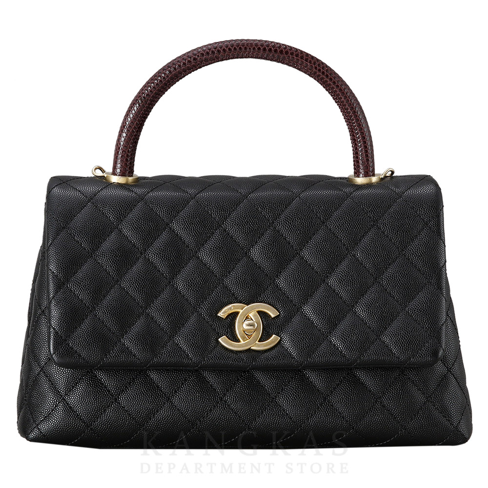 CHANEL(USED)샤넬 캐비어 코코핸들 미듐
