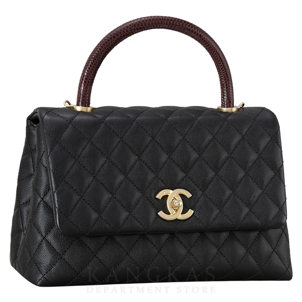 CHANEL(USED)샤넬 캐비어 코코핸들 미듐