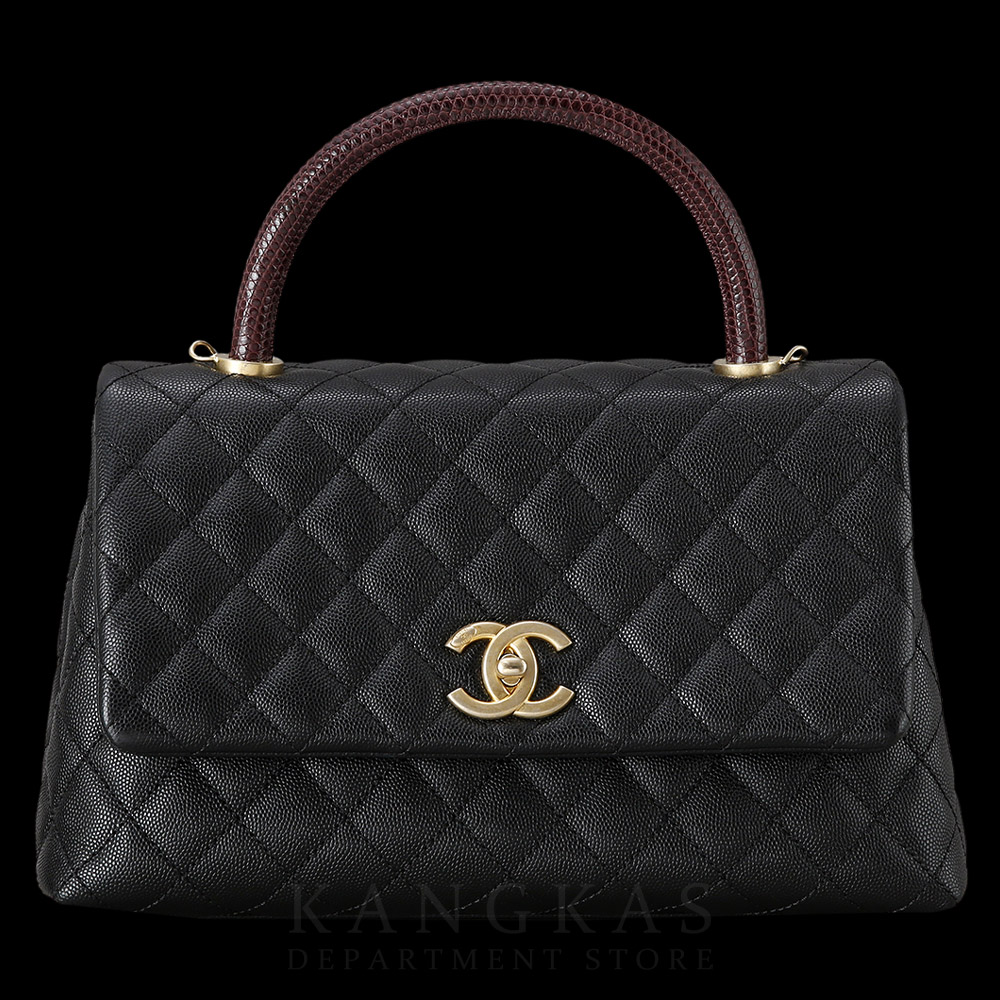 CHANEL(USED)샤넬 캐비어 코코핸들 미듐