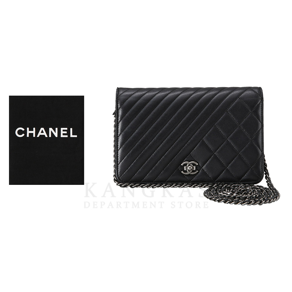 CHANEL(USED)샤넬 시즌 램스킨 WOC