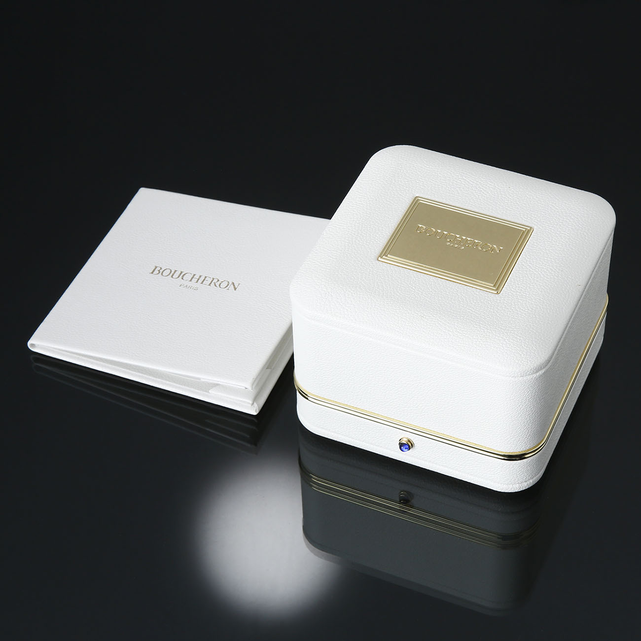 Boucheron(USED)부쉐론 콰트로 블랙 에디션 스몰 링 #48