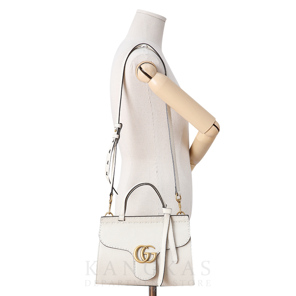 GUCCI(USED)구찌 마몽트 탑핸들 숄더백