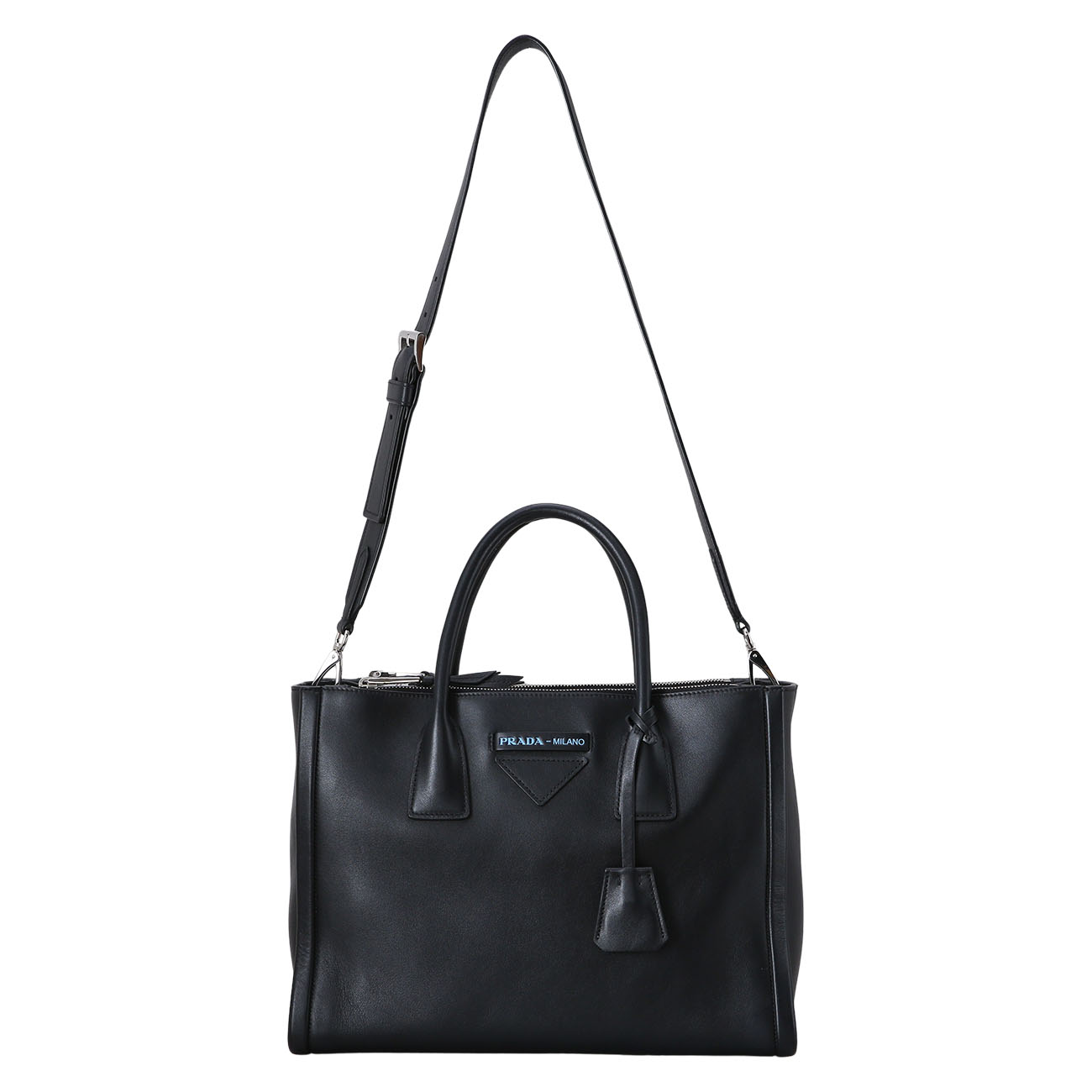 PRADA(USED)프라다 1ba183 그레이스 카프 토트겸 숄더백