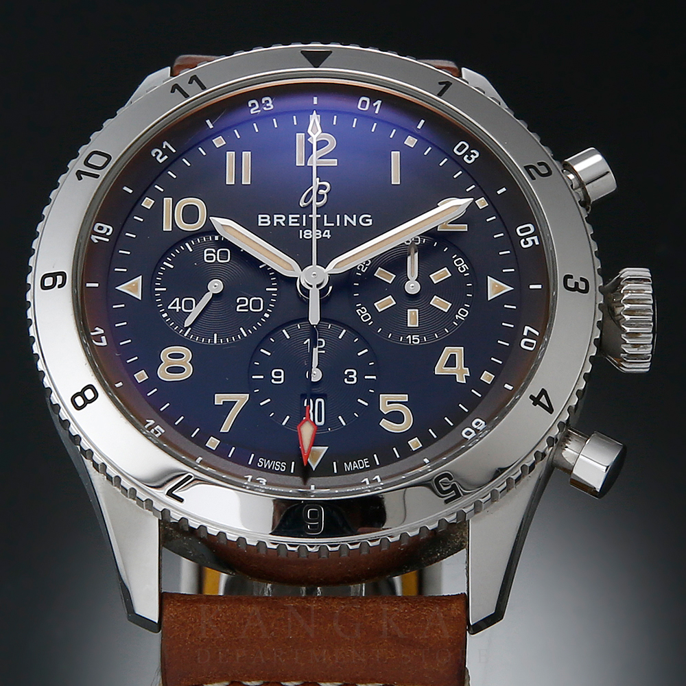 BREITLING(USED)브라이틀링 슈퍼 AVI B04 크로노 GMT 머스탱