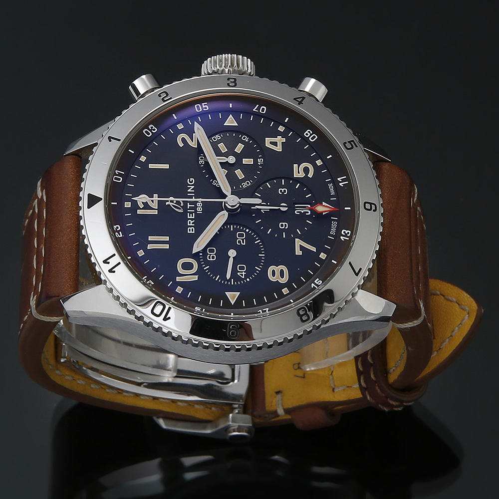BREITLING(USED)브라이틀링 슈퍼 AVI B04 크로노 GMT 머스탱