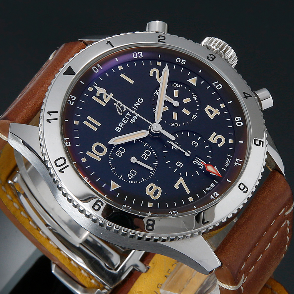 BREITLING(USED)브라이틀링 슈퍼 AVI B04 크로노 GMT 머스탱