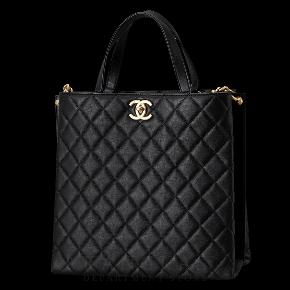 CHANEL(USED)샤넬 시즌 CC로고 토트백
