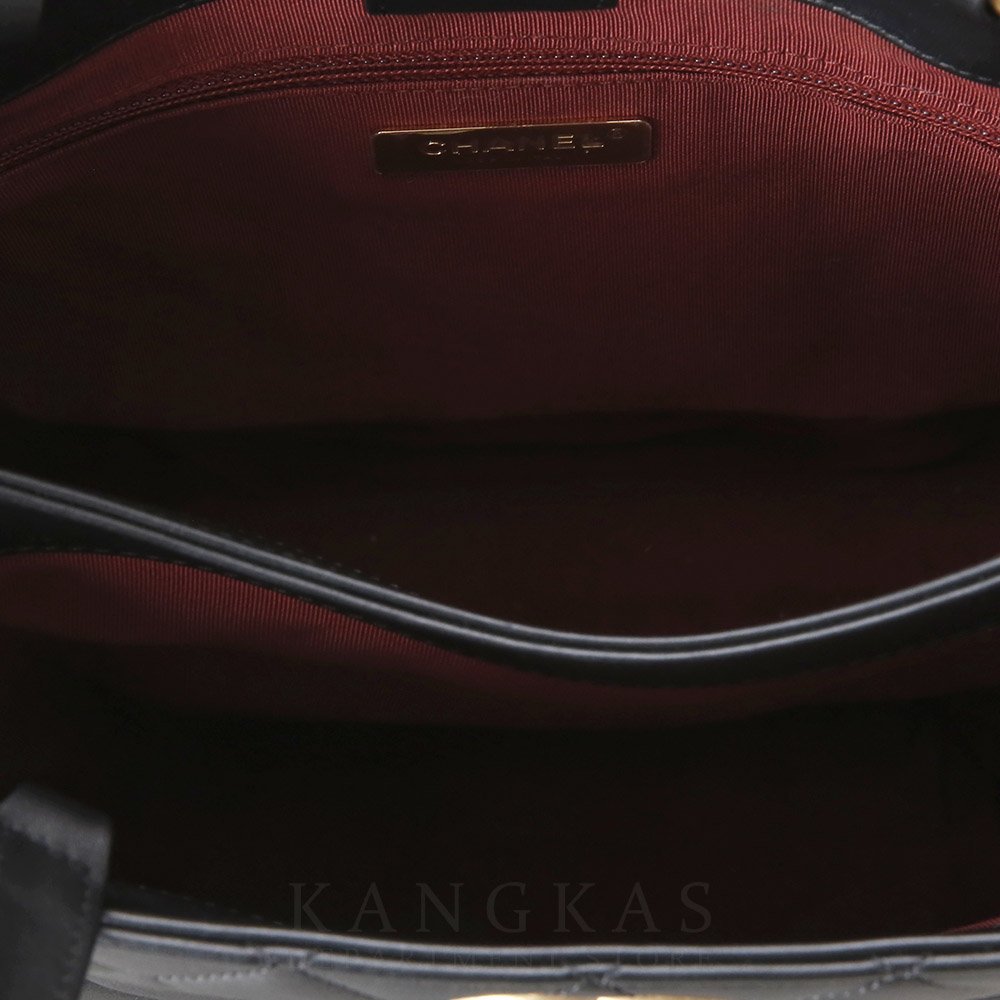CHANEL(USED)샤넬 시즌 CC로고 토트백