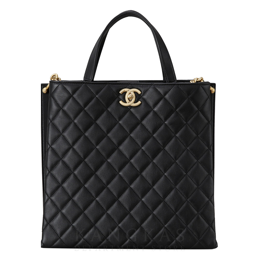 CHANEL(USED)샤넬 시즌 CC로고 토트백