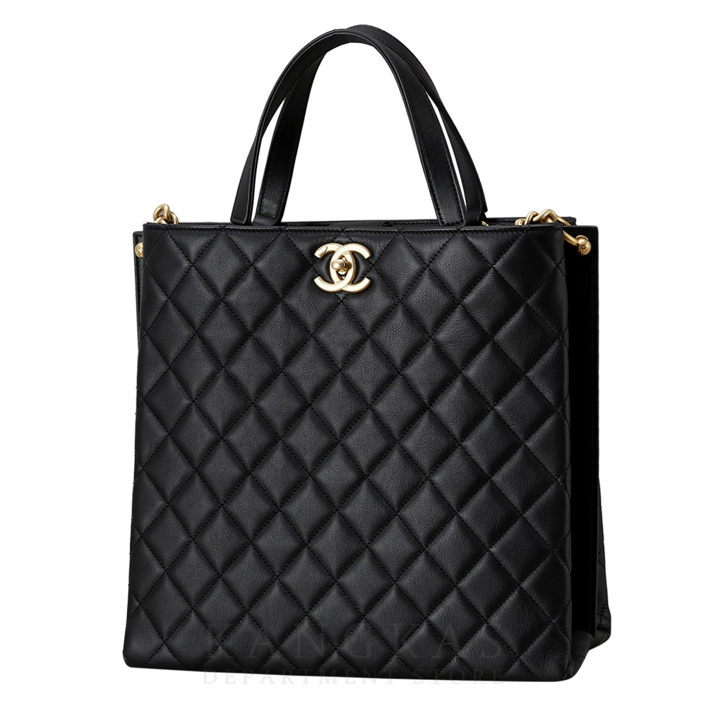 CHANEL(USED)샤넬 시즌 CC로고 토트백