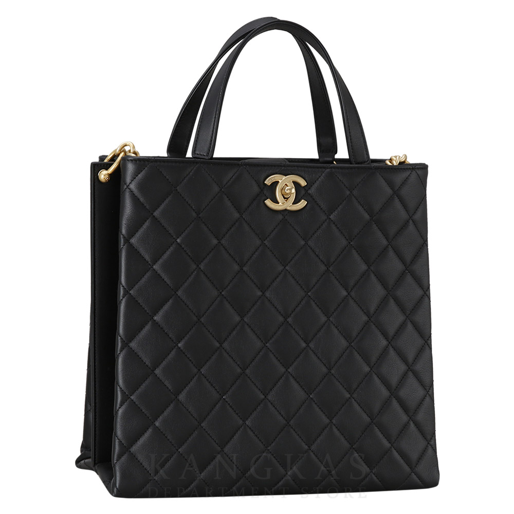 CHANEL(USED)샤넬 시즌 CC로고 토트백
