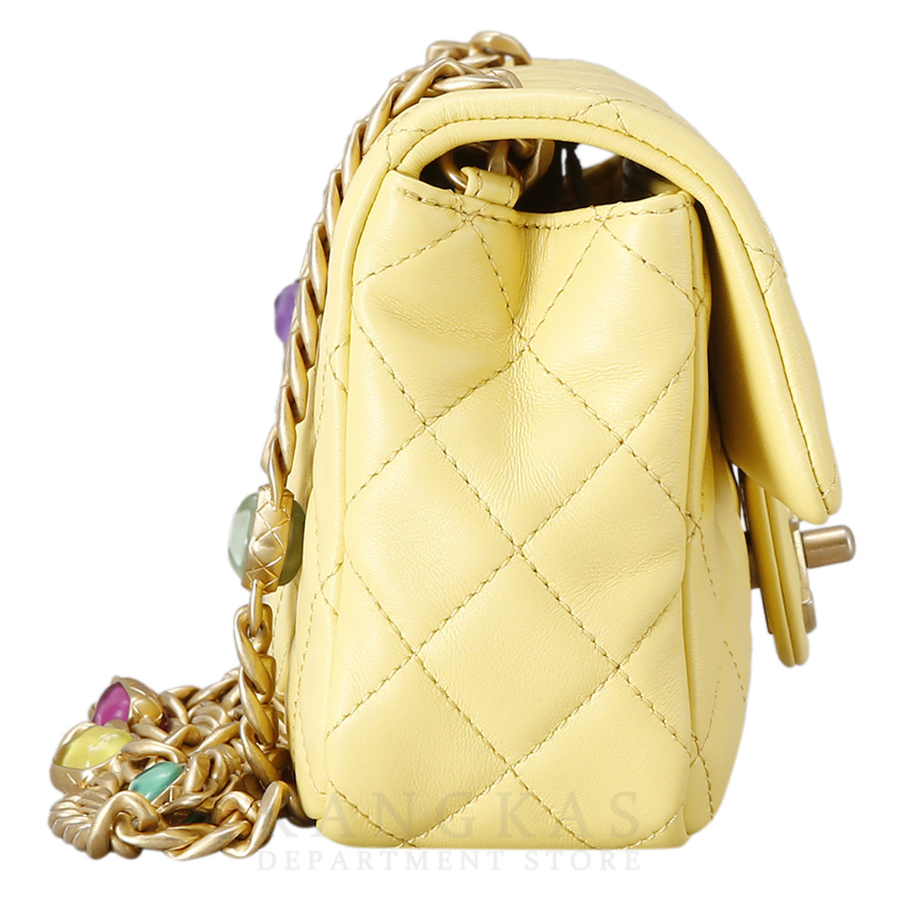 CHANEL(USED)샤넬 클래식 램스킨 뉴미니 쥬얼 체인